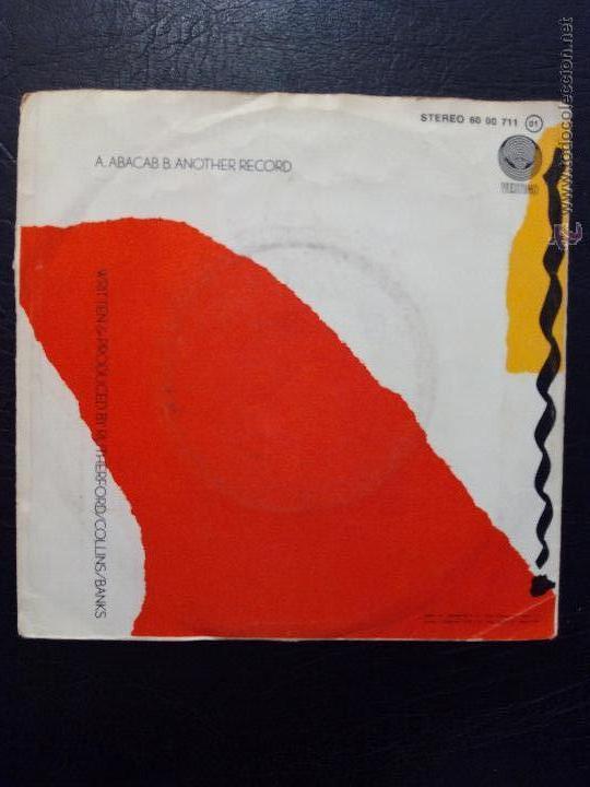 Discos de vinilo: SINGLE GENESIS - ABACAB - ANOTHER RECORD - VERTIGO 1981. - Foto 2