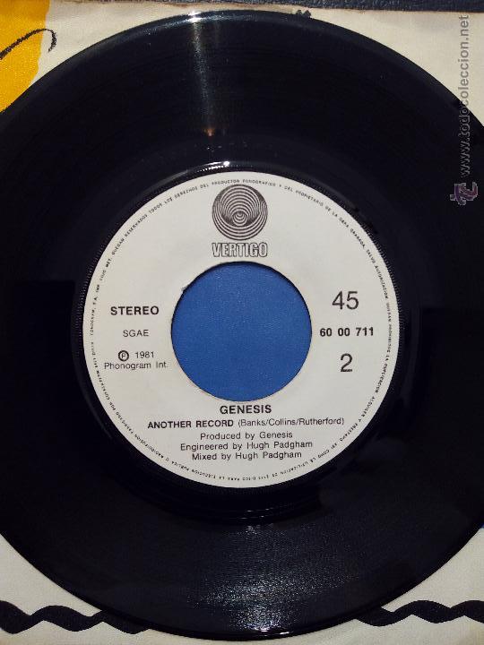 Discos de vinilo: SINGLE GENESIS - ABACAB - ANOTHER RECORD - VERTIGO 1981. - Foto 4