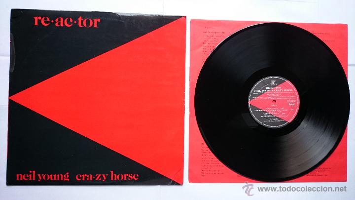 Discos de vinilo: NEIL YOUNG & CRAZY HORSE - REACTOR (1981) - Foto 1