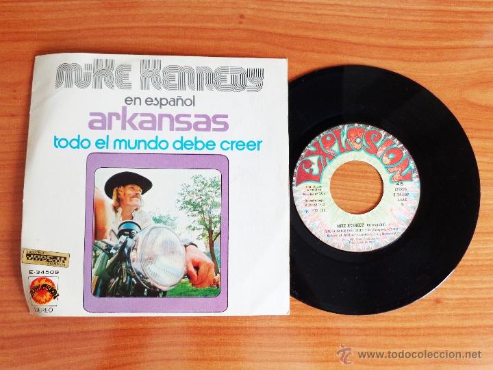 Discos de vinilo: SINGLE VINILO MIKE KENNEDY - ARKANSAS. - Foto 1