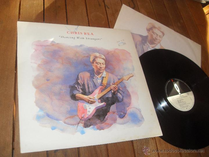 Discos de vinilo: CHRIS REA LP. DANCING WITH STRANGERS. MADE IN SPAIN. 1987. - Foto 1