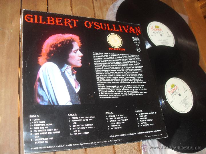 Discos de vinilo: GILBERT O&acute;SULLIVAN. DOBLE LP. COLLECTION. MADE IN SPAIN. 1990. - Foto 2