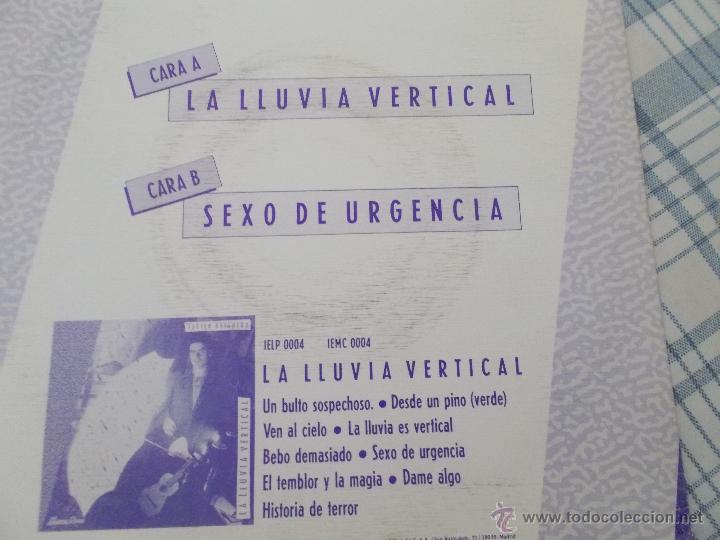 Discos de vinilo: JAVIER BATANERO. LA LLUVIA VERTICAL - Foto 2