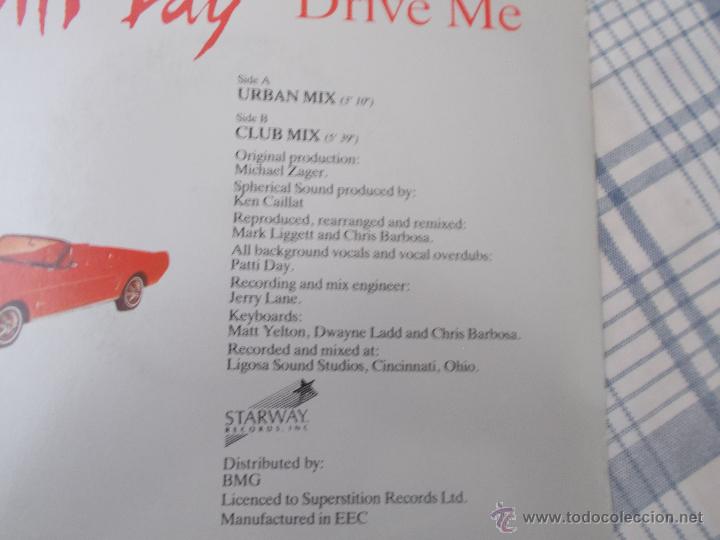 Discos de vinilo: PATTI DAY. DRIVE ME - Foto 2