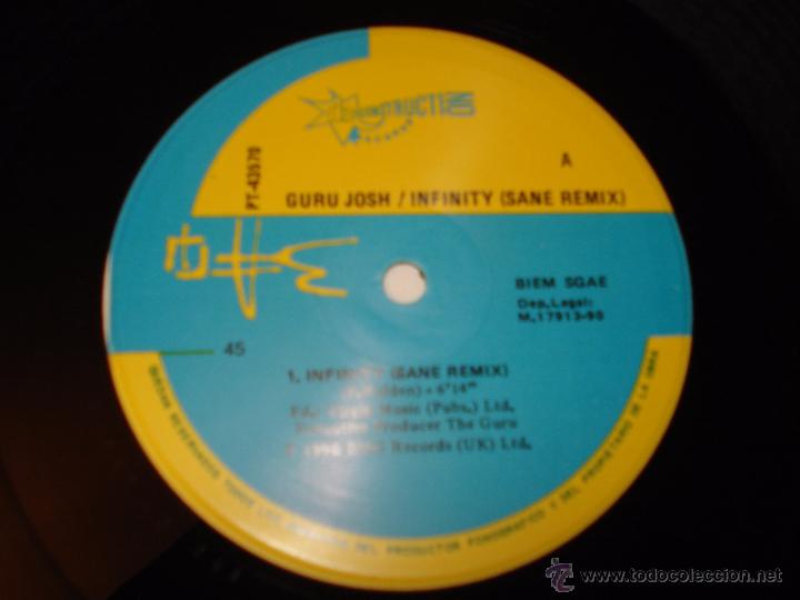 Discos de vinilo: GURU JOSH - INFINITY THE REMIX - Foto 2