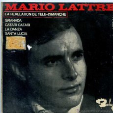 Discos de vinilo: MARIO LATTRE / CATARI CATARI / SANTA LUCIA + 2 (EP 1965). Lote 50355196
