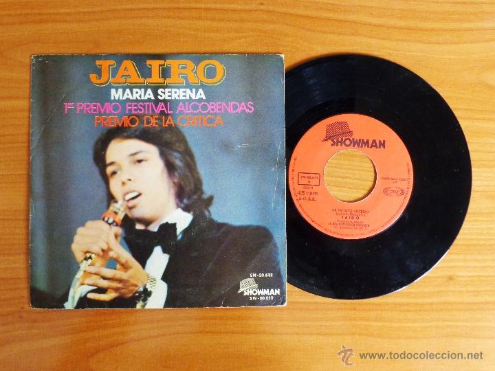 Discos de vinilo: SINGLE VINILO JAIRO - MAR&Iacute;A SERENA. - Foto 1