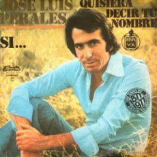 Discos de vinilo: JOSÉ LUIS PERALES - SINGLE 7'' - EDITADO EN PORTUGAL - SI… + 1 - ALVORADA 1977 + REGALO CD SINGLE. Lote 50367060