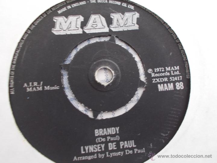 Discos de vinilo: LYNSEY DE PAUL. BRANDY. GETTING A DRAG. - Foto 3