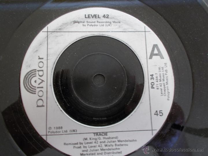 Discos de vinilo: LEVEL 42. TRACIE. THREE WORDS - Foto 2