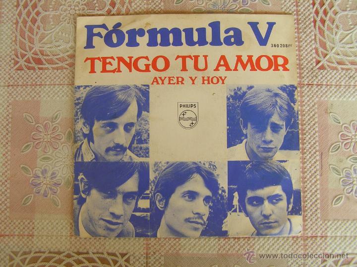 Discos de vinilo: FORMULA V  -  TENGO TU AMOR  -  1968 - Foto 1