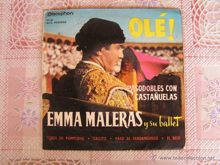 Discos de vinilo: EMMA MALRAS - OL&Eacute; - 1961 - Foto 1