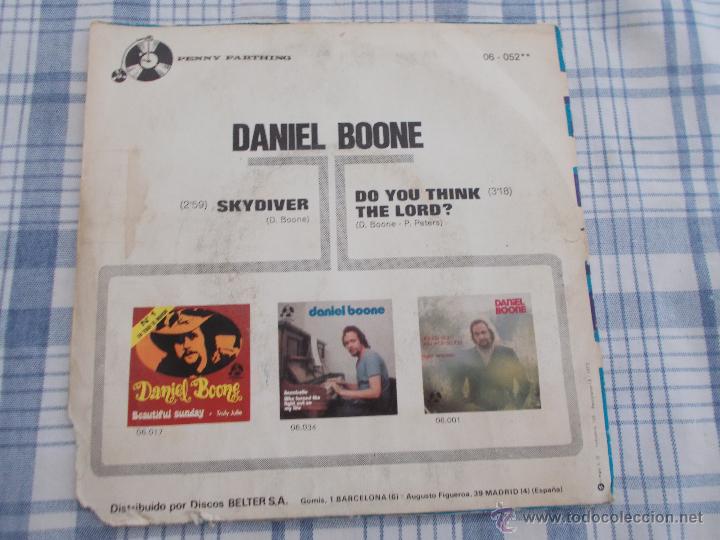 Discos de vinilo: DANIEL BOONE. SKYDIVER - Foto 2