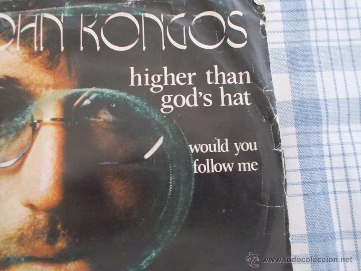 Discos de vinilo: JOHN KONGOS HIGHER THAN GOD&acute;S HAT - Foto 2
