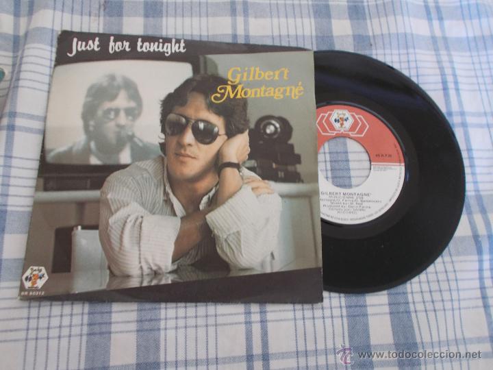 Discos de vinilo: GILBERT MONTAGNE. JUST FOR TONIGHT - Foto 1