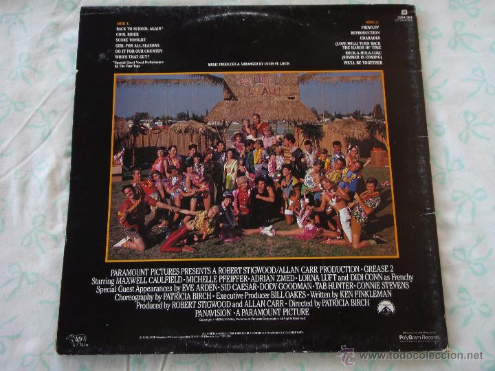 Discos de vinilo: GREASE USA - 1982 LP33 RSO - Foto 2
