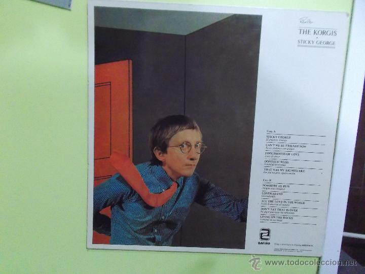 Discos de vinilo: THE KORGIS - STICKY GEORGE - 1981 - Foto 2