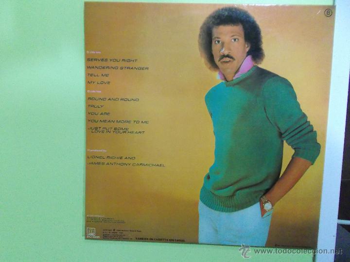 Discos de vinilo: LIONEL RICHIE - 1982 - Foto 2