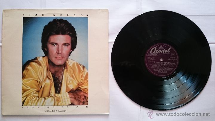 Discos de vinilo: RICK NELSON - PLAYING TO WIN (1981) - Foto 1