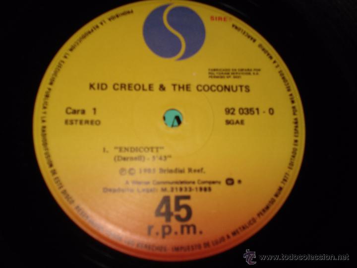 Discos de vinilo: KID CREOLE AND THE COCONUTS - Foto 2