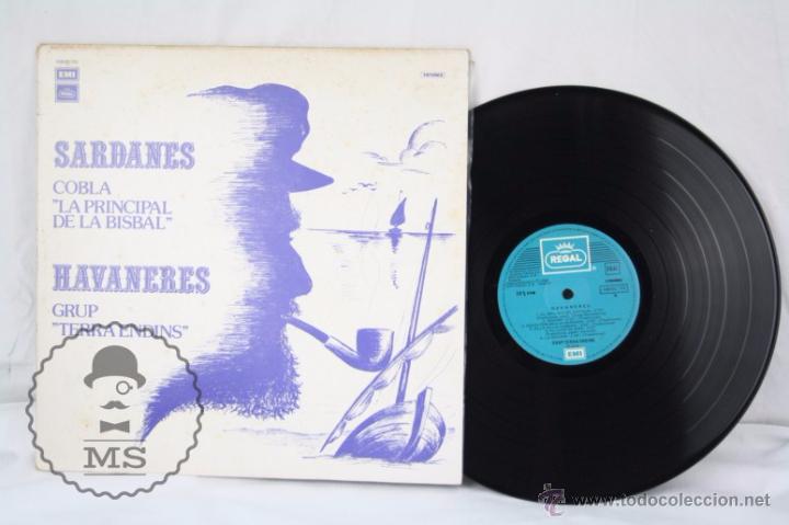 Disques de vinyle: Disco LP Vinilo - Sardanes / Havaneres. Principal de La Bisbal... - Ed. EMI / Regal - Espa&ntilde;a, 1980