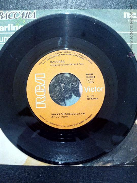 Discos de vinilo: SINGLE BACCARA - DARLING - NUMBER ONE - RCA 1978. - Foto 4