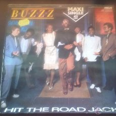 Discos de vinilo: BUZZZ - HIT THE ROAD JACK - 1982. Lote 50413843