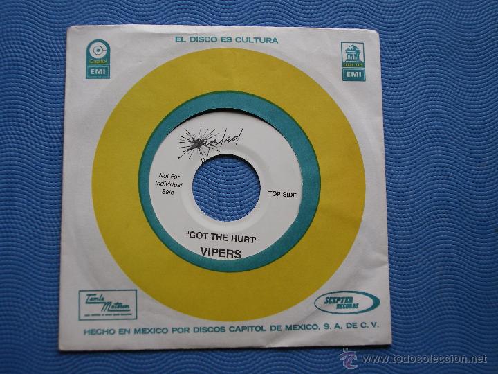 Discos de vinilo: VIPERS HANGAR 18 SINGLE UK  PDELUXE - Foto 1