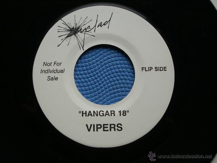 Discos de vinilo: VIPERS HANGAR 18 SINGLE UK  PDELUXE - Foto 3