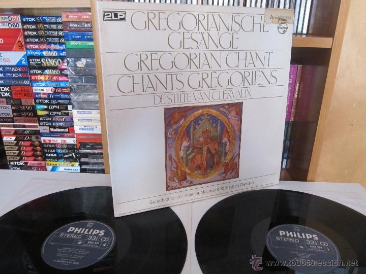 Discos de vinilo: GREGORIANISCHE - GES&Auml;NGE - GREGORIAN CHANT - CHANTS GREGORIENS - DE STILTE VAN CLERVAUX - 2LP - Foto 1