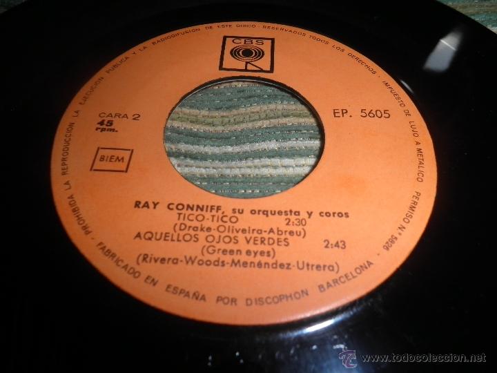Discos de vinilo: RAY CONNIFF - EL MAR EP - ORIGINAL ESPA&Ntilde;OL - CBS RECORDS 1966 - MONOAURAL - - Foto 6