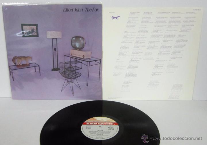 Discos de vinilo: ELTON JOHN - THE FOX - LP - ROCKET 1981 GERMANY - N MINT - Foto 1