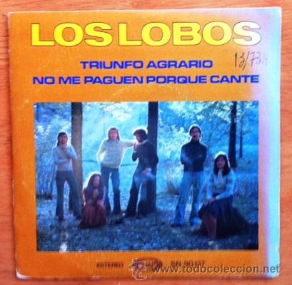 Discos de vinilo: LOS LOBOS - TRIUNFO AGRARIO - 1977 - Foto 1