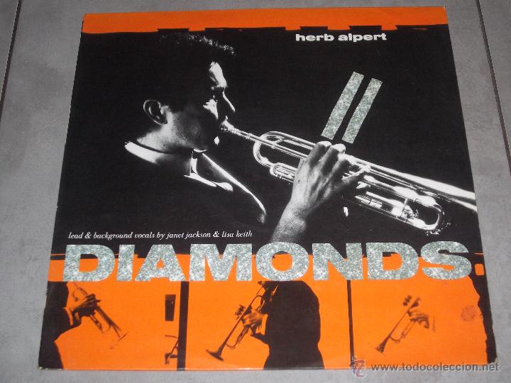 Discos de vinilo: HERB ALPERT - DIAMONDS - USA 1987 - LP - Foto 1
