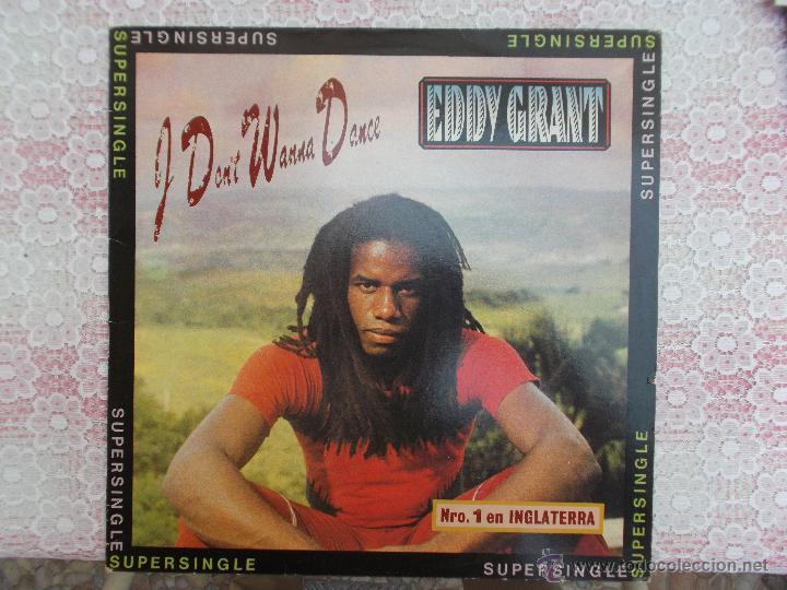 Discos de vinilo: EDDY GRANT - I DON&acute;T WANNA DANCE - 1982 - Foto 1