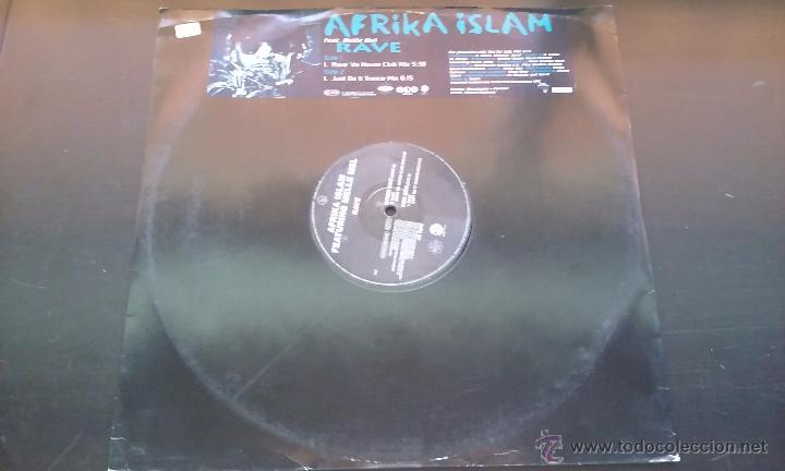Discos de vinilo: Afrika Islam Featuring Melle Mel - Rave - 1996 - Foto 1
