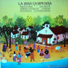 Discos de vinilo: 'LA MISA CAMPESINA'. BOSÉ, ANA BELÉN, SERGIO Y ESTÍBALIZ, LAREDO Y OTROS. LP 1979. BUEN ESTADO.. Lote 50473285