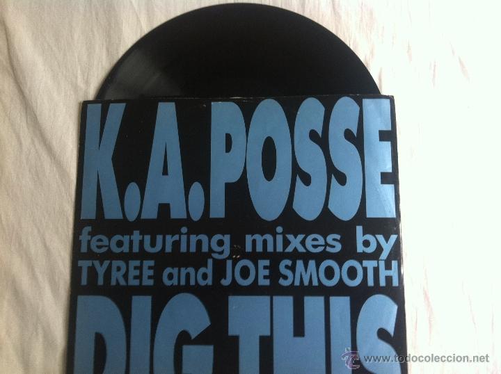 Discos de vinilo: MAXI K.A.POSSE-DIG THIS - Foto 1