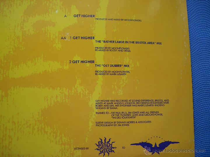 Discos de vinilo: MOONFLOWERS GET HIGHER MAXI  PDELUXE - Foto 2