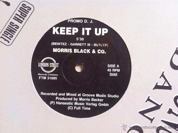 Discos de vinilo: MAXI MORRIS BLACK & CO.-KEEP IT UP - Foto 1