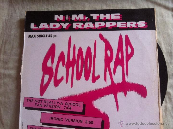 Discos de vinilo: MAXI N+M,THE LADY RAPPERS-SCHOOL RAP - Foto 1