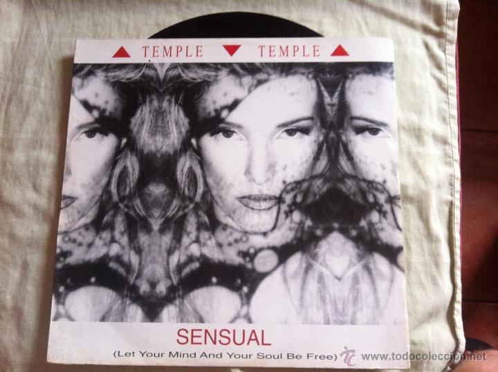 Discos de vinilo: MAXI TEMPLE TEMPLE-SENSUAL - Foto 1