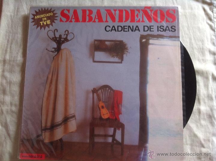 Discos de vinilo: LP LOS SABANDE&Ntilde;OS-CADENA DE ISAS - Foto 1