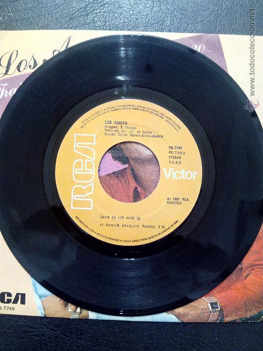 Discos de vinilo: SINGLE LOS AMAYA - TRAICIONERA - COMO EN LOS A&Ntilde;OS 20. - Foto 4
