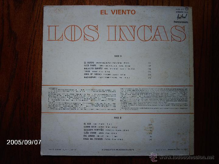 Discos de vinilo: los incas  -  el viento - Foto 2