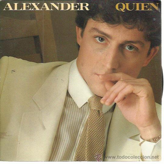 Vinyl-Schallplatten: ALEXANDER Sg EPIC 1981 PROMO quien/ dime lo que hacemos