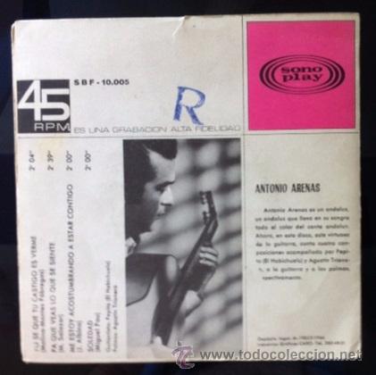 Discos de vinilo: ANTONIO ARENAS - 1966 - Foto 2