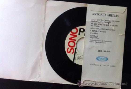 Discos de vinilo: ANTONIO ARENAS - 1966 - Foto 3