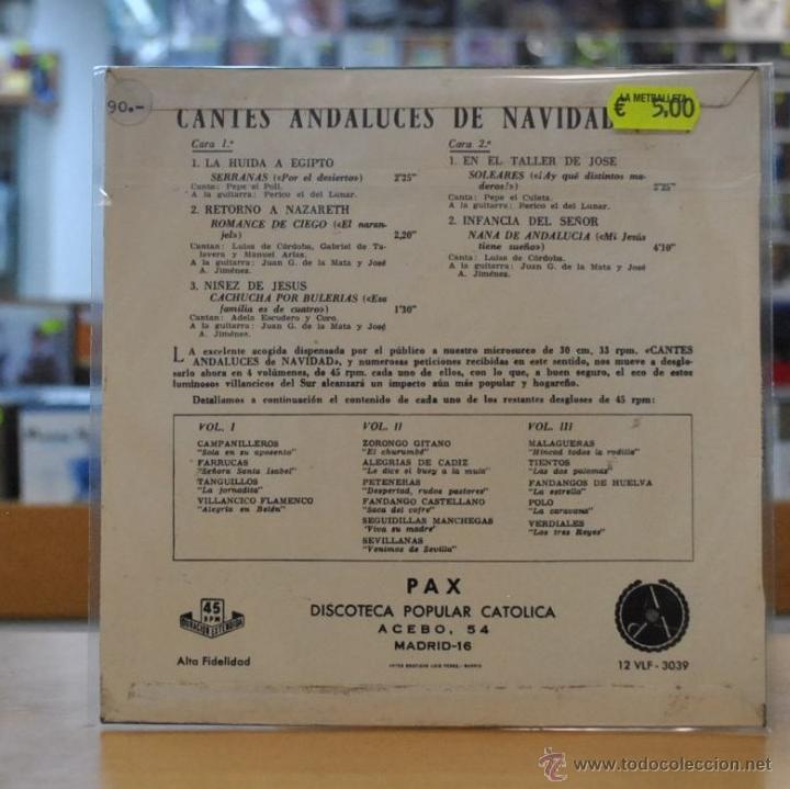 Discos de vinilo: VARIOS - LA HUIDA A EGIPTO + 3 - EP - Foto 2