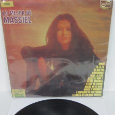 Discos de vinilo: MASSIEL - LO MEJOR DE MASSIEL -LP- ZAFIRO 1976 SPAIN CONTRAPORTADA DIFERENTE - N MINT. Lote 50548064